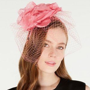 August Hats Flower Netting Fascinator